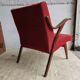 Fauteuil lounge Tatra vintage mi-siècle en bois cintré tchèque