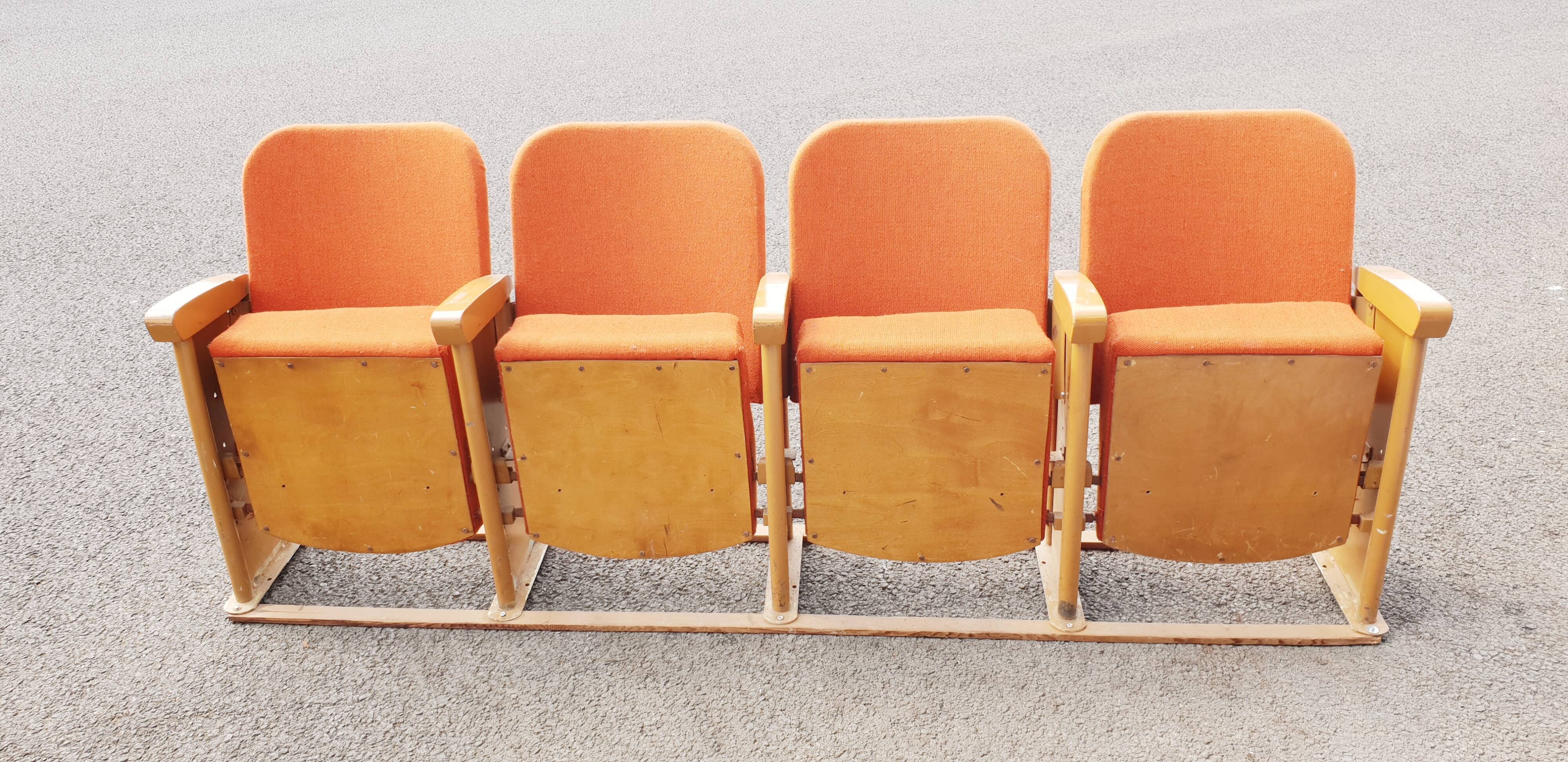 Vintage cinema chairs