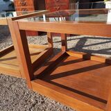 Glass top side tables