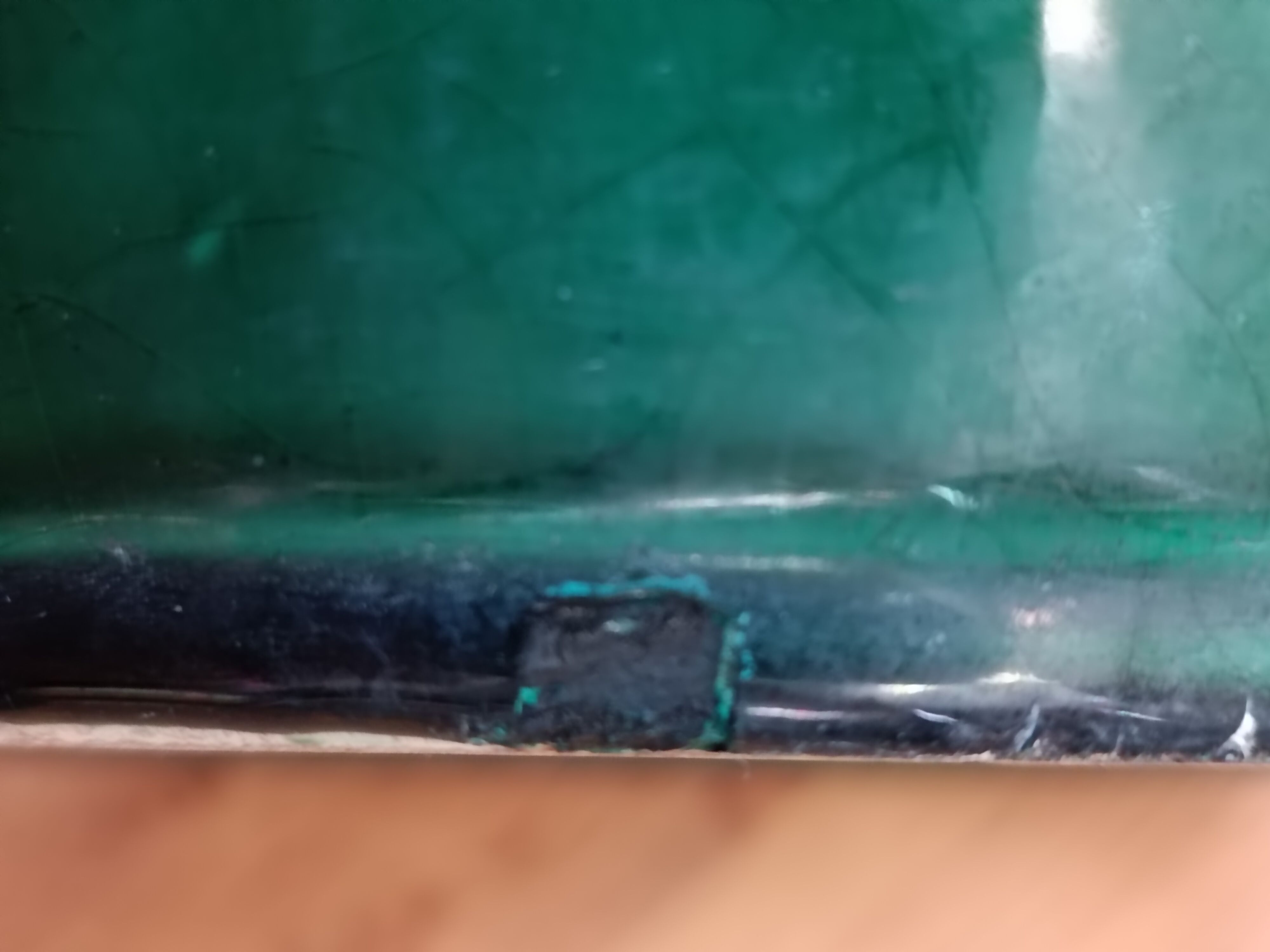 Cache pot in faience of Orchies, 50s