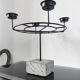 Chandelier Crown Industrial / Brutalist Style