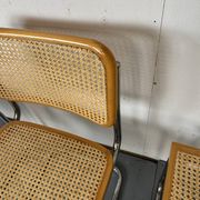 Ensemble de 4 chaises de salle à manger vintage Cesca S32 par Marcel Breuer, années 1990.