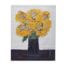 Peinture de Nagao Usui : "Bouquet de tournesols"