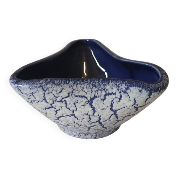 Vide poche en céramique craquelée bleue — Beyit