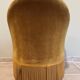 Fauteuil crapaud jaune