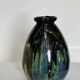 Vase artisanal en terre mêlée