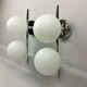 Double globe opalin sconces 1960