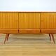Vintage Mahogany Compass Leg Sideboard 1960