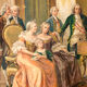 Poster Maria Theresia "The Young Wolfgang Amadeus Mozart" Educational Grid, Published by Friedrich Sperl 1949