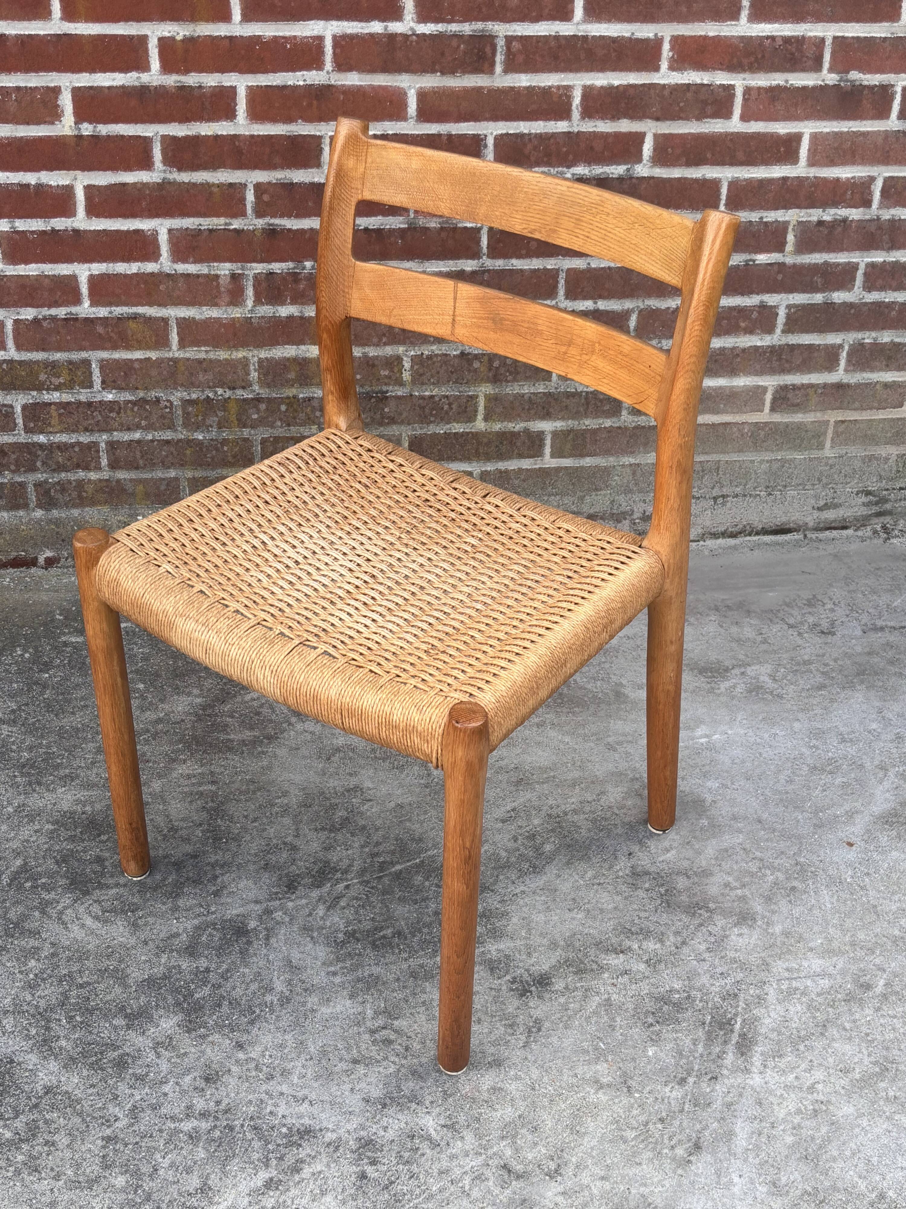 Mid Century Niels O Moller Chair model 84 Danish Design