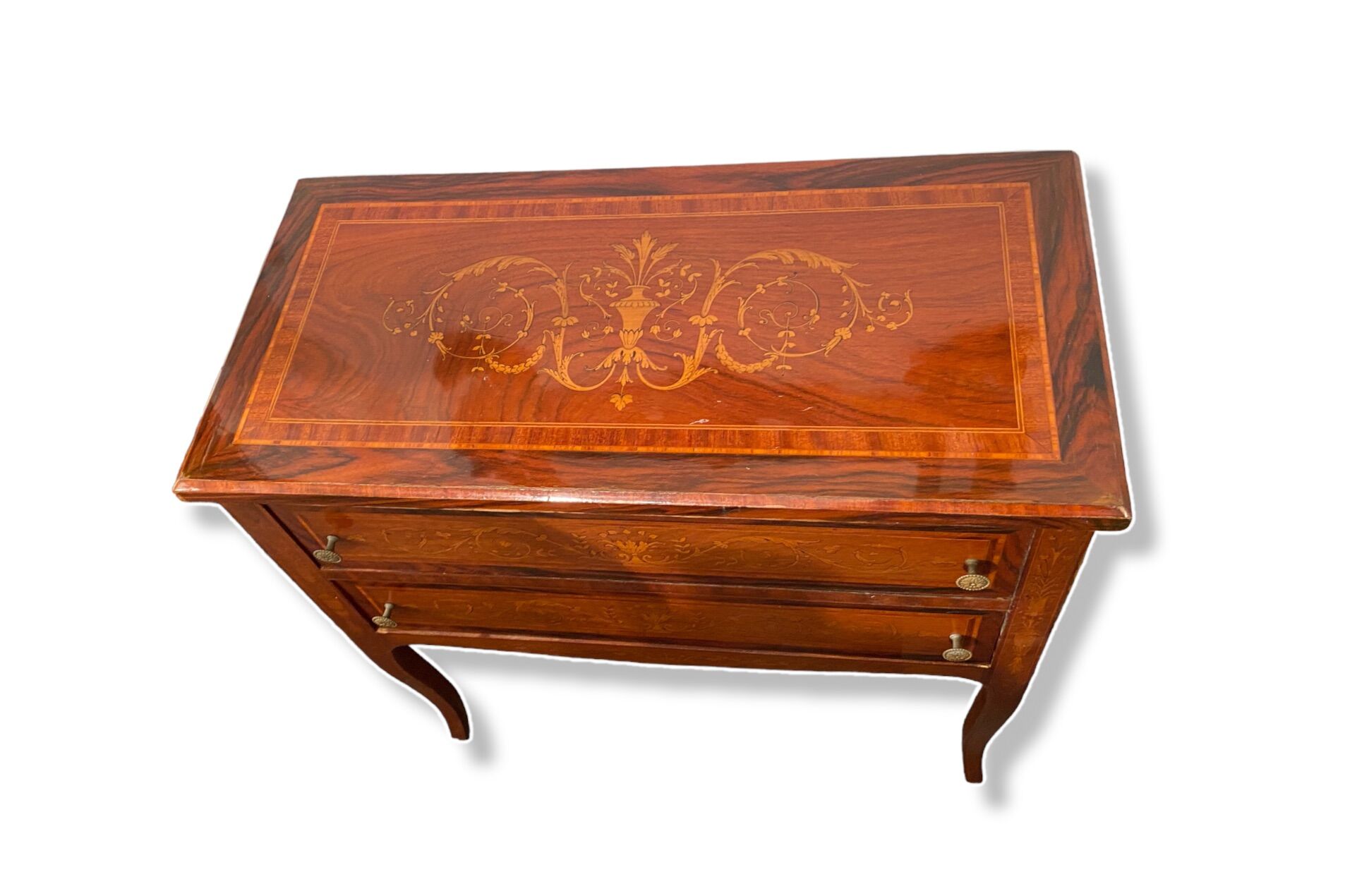 Italian chest of drawers 2 drawers - 70s