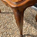 Living room table with cannage