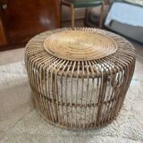 Table basse rotin
