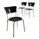 Chaises Ibisco Molteni & Consonni, design vintage Giuseppe Raimondi