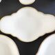 6 small German porcelain dishes