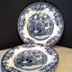 5 dessert plates in English porcelain by Johnson Bros