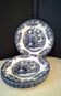 5 dessert plates in English porcelain by Johnson Bros