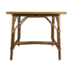 Table basse en rotin et osier