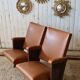 Paire de fauteuils de cinéma vintage