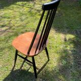 Chaise bicolore style Tapiovara vers 1960