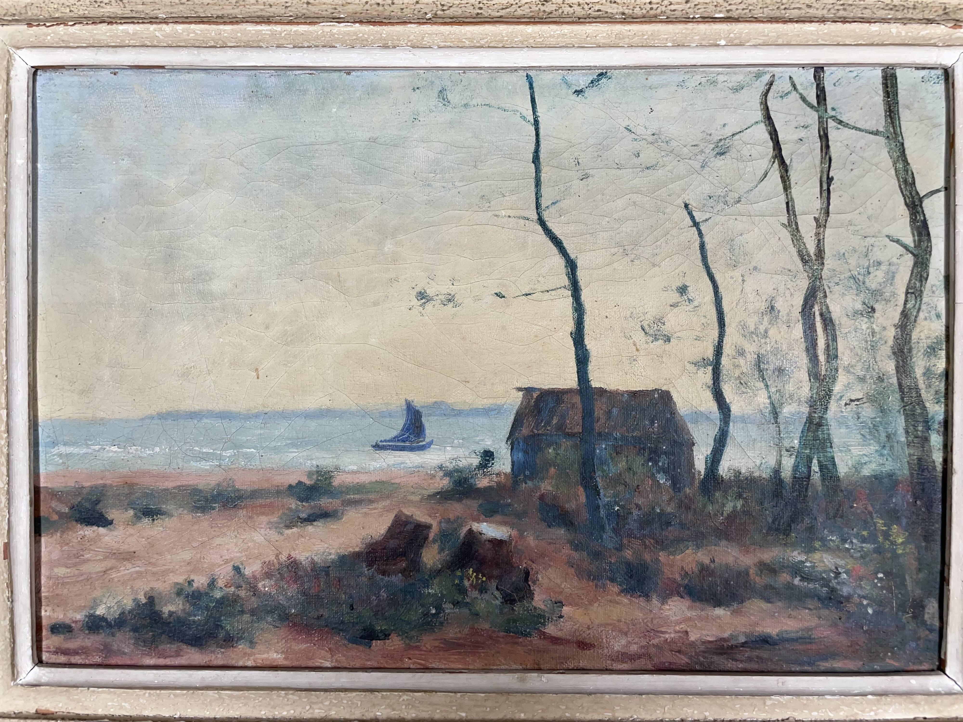 Unsigned painting Côte de Vendée,