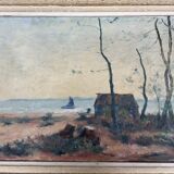 Unsigned painting Côte de Vendée,