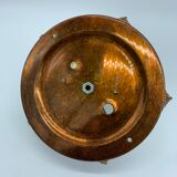 Globe-polished glass ceiling