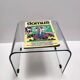 Aquamarine Square Glass Coffee Table attr. to Pietro Chiesa for Fontana Art
