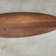 Scandinavian fish cutting board in solid teak 91 cm
