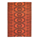 1970s Vintage Turkish Oushak Handmade Wool Cotton Orange Area Rug 186x272