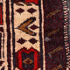 Afghan carpet Baluch vintage 140x86cm