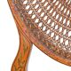 English caned chair in painted wood