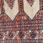 Tapis vintage pakistan dessins bokhara fait main 124x186 cm