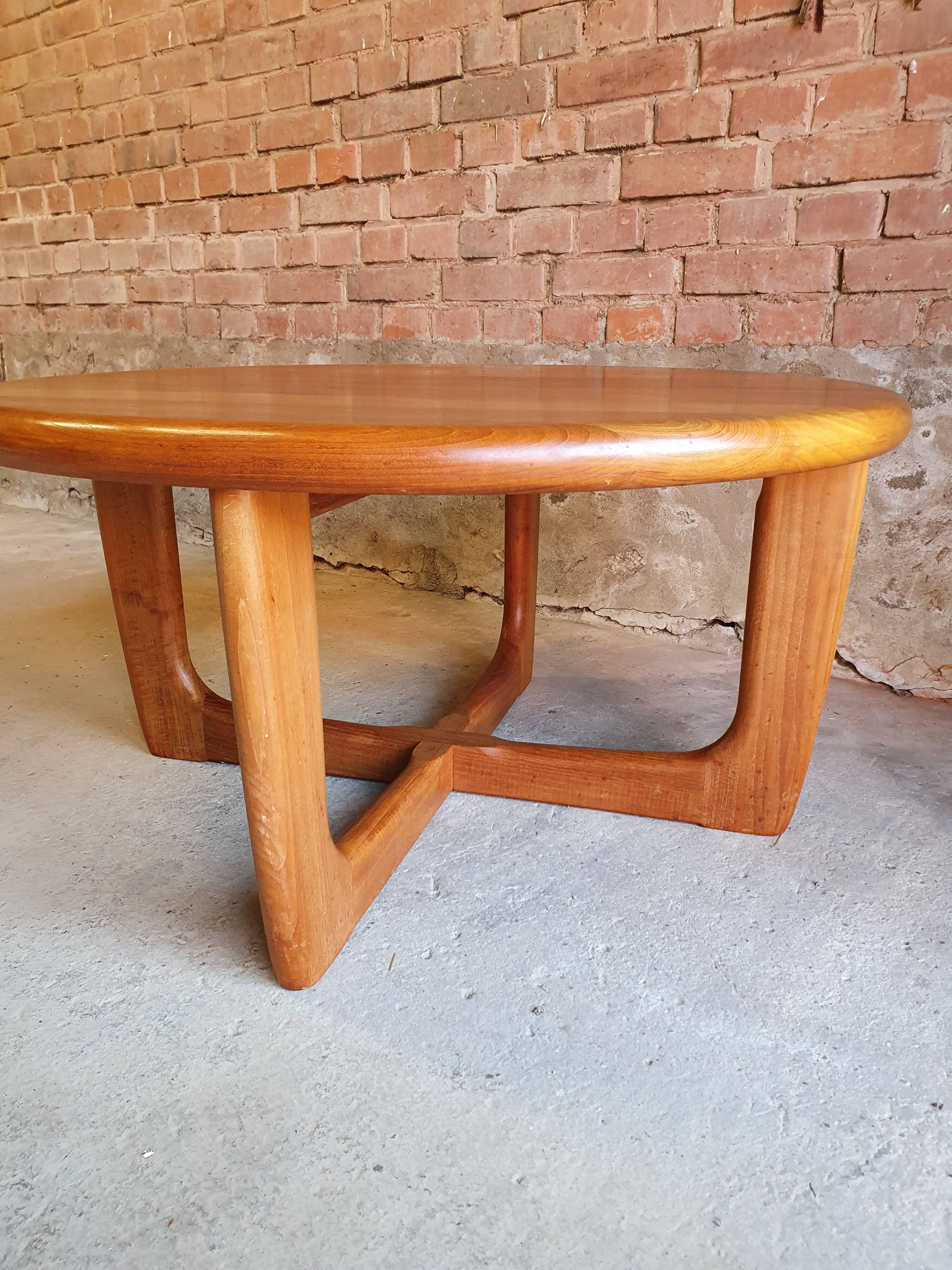 Teak coffee table Niels Bach, Denmark 1970