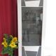 Backlit display case, oak and ceramic, very trendy