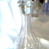 Beautiful crystal carafe with a beautiful worked crystal stopper