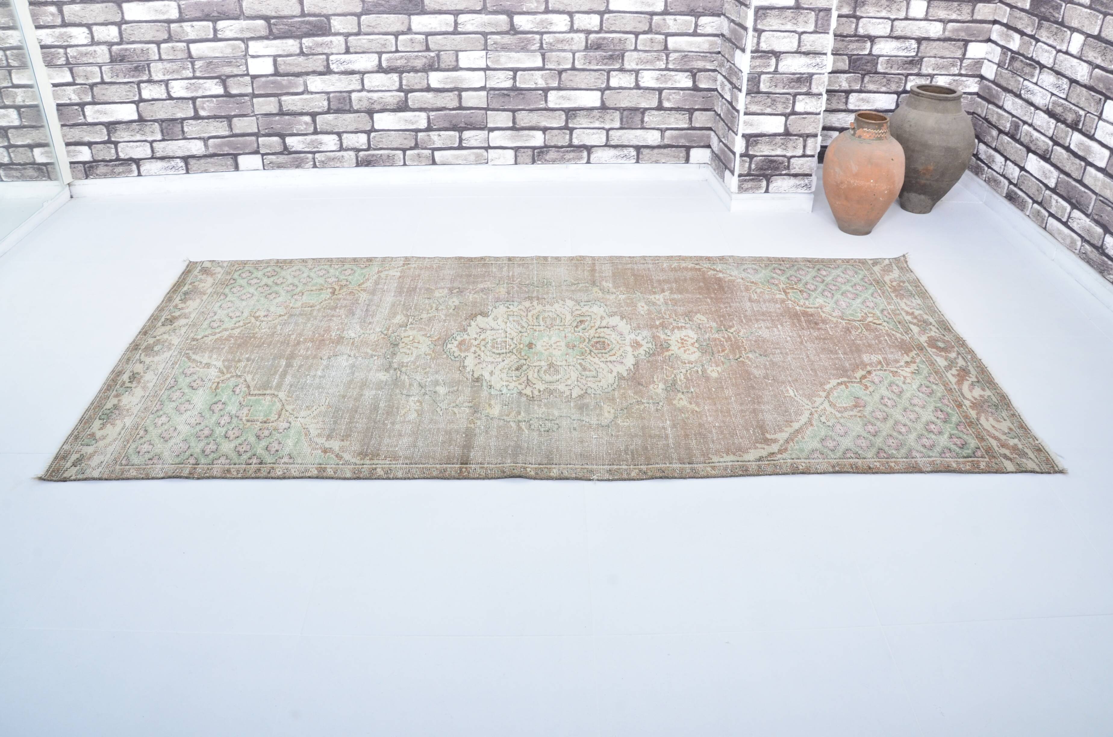 Ethnic Vintage wool Oushak Rug sku 3312