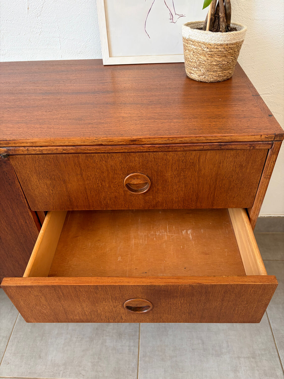 Scandinavian teak sideboard