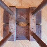 Milking stool, peasant art (19th century)