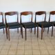 5 chaises scandinaves style Niels Otto Møller