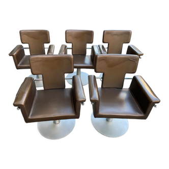 5 fauteuils de coiffeur vintage gv design Agv Group Italia