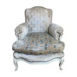 Louis XV style shepherdess armchair