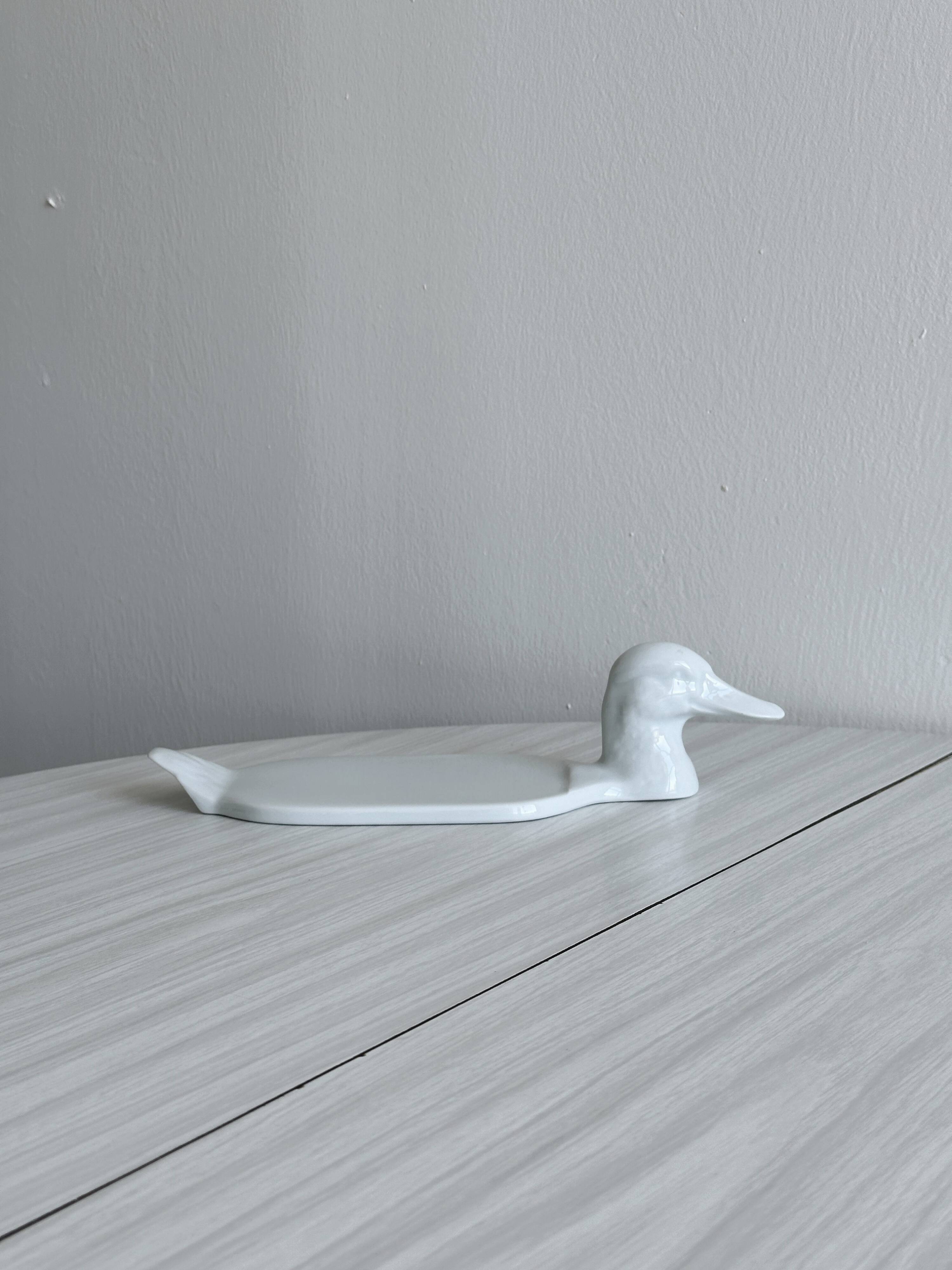 White porcelain foie gras dish