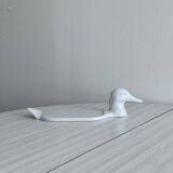 White porcelain foie gras dish