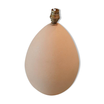 Brussels porcelain lamp ostrich egg