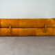Nubuck leather amphibious sofa by Alessandro Becchi for Giovannetti,