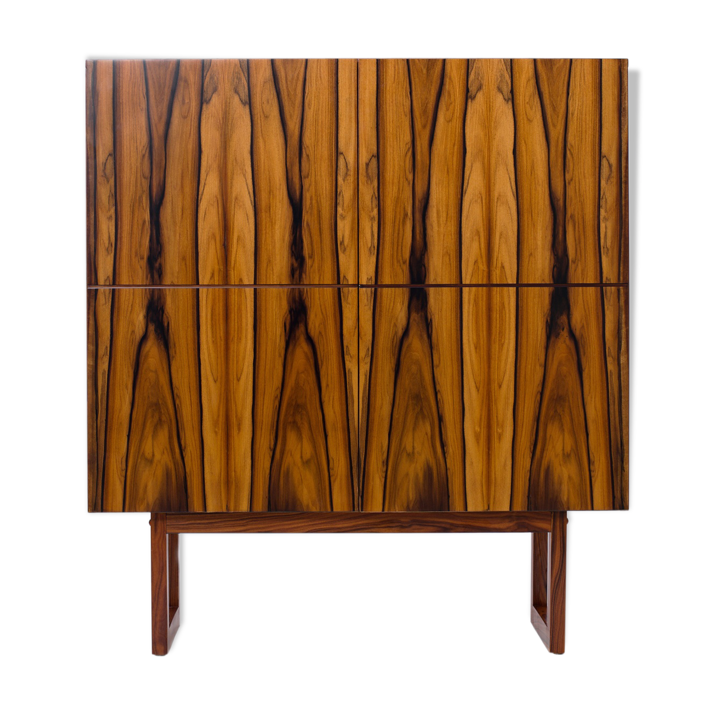 Rosewood cabinet wardrobe, 1970s