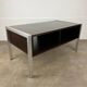 1970s coffee table in teak and aluminium