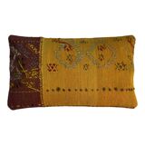 Vintage turkish handmade kilim cushion cover , 30 x 50 cm