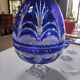 Large champagne cooler in cut crystal